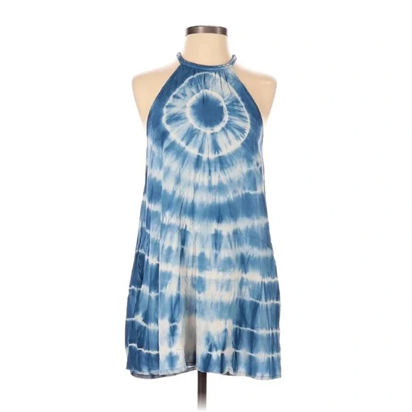American Eagle Outfitters | Dresses | American Eagle Outfitters Nwot Blue  Tie Dye Swirl Halter Dress Size Small | Poshmark